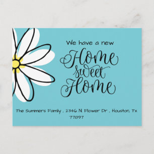 Carte Postale Faire-part Nous avons déménagé Annonce de nouvelle adresse de