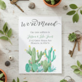 Carte Postale Faire-part Nous avons déménagé Annonce de nouvelle adresse Ma