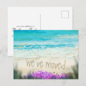Carte Postale Faire-part Nous avons déménagé Annonce de nouvelle adresse Pl (Devant / Derrière)