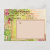 Carte Postale Faire-part Nous avons déménagé - Annonce de nouvelle maison (Dos)