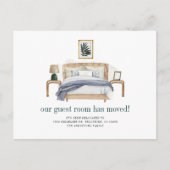 Carte Postale Faire-part Nous avons déménagé Boho Chic Nouvelle Adresse Dém (Devant)