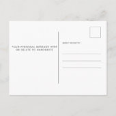 Carte Postale Faire-part Nous avons déménagé dans une nouvelle maison Drôle (Dos)