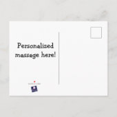 Carte Postale Faire-part Nous Avons Déménagé Drôlement (Dos)