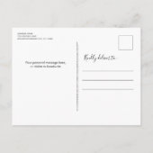 Carte Postale Faire-part Nous avons déménagé Golden Retriever Dog Holiday M (Dos)