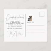 Carte Postale Faire-part Nous Avons Déménagé Nouvelle Adresse Chat Chien Aq (Dos)