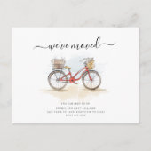 Carte Postale Faire-part Nous avons déménagé Nouvelle adresse Déplacement d (Devant)