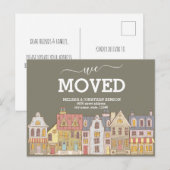 Carte Postale Faire-part Nous avons déménagé Nouvelle adresse personnelle (Devant / Derrière)