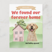 Carte Postale Faire-part Nous avons déménagé, trouvé notre maison pour touj (Devant)