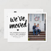 Carte Postale Faire-part Nous avons déménagé un nouveau changement d'adress (Devant / Derrière)