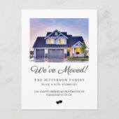 Carte Postale Faire-part Nous avons déménagé un nouveau changement d'adress (Devant)