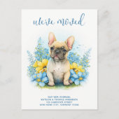 Carte Postale Faire-part Nous avons déplacé le Chien Chien Chien Chien Chie (Devant)