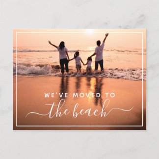 Carte Postale Faire-part Nous Avons Déplacé Votre Photo De Famille Nouvelle