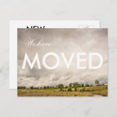 Carte Postale Faire-part Nous avons Moved Landscape Photographie (Devant / Derrière)