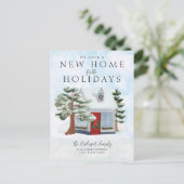 Carte Postale Faire-part Nous avons une nouvelle maison pour les vacances d (Debout devant)