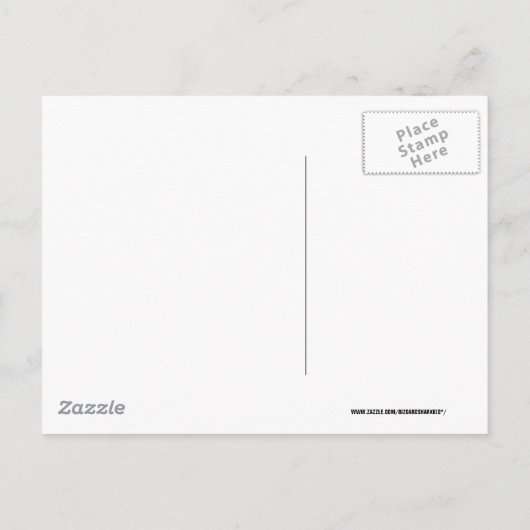 Carte Postale Faire-part Nous bougeons (Dos)