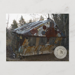 Carte Postale Faire-part Nous nous sommes déplacés à une nouvelle campagne