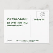 Carte Postale Faire-part Nous sommes en mouvement ! (Dos)