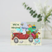Carte Postale Faire-part Nous sommes en mouvement ! (Debout devant)