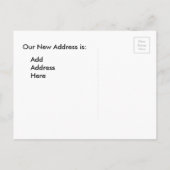 Carte Postale Faire-part Nous sommes en mouvement, rétro van Post Card (Dos)