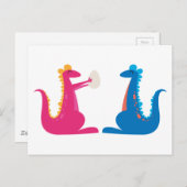 Carte Postale Faire-part nous sommes enceintes (Devant / Derrière)