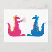 Carte Postale Faire-part nous sommes enceintes (Devant)