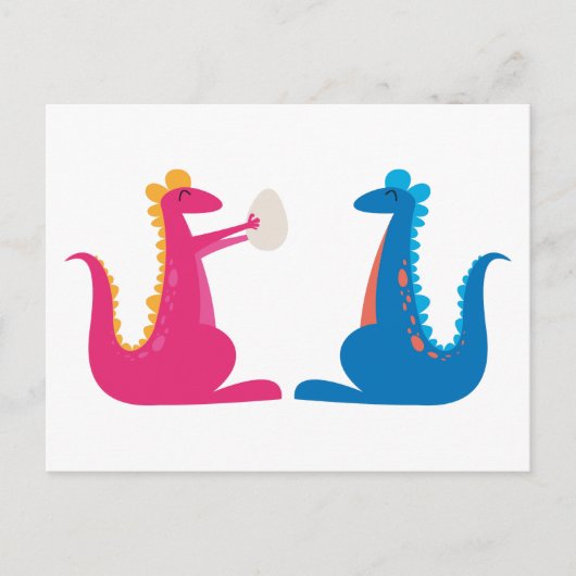 Carte Postale Faire-part nous sommes enceintes (Devant)