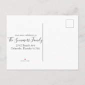 Carte Postale Faire-part Nous sommes la vache de l'annonce de déménagement  (Dos)