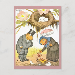 Carte Postale Faire-part Nouveau bébé oiseau