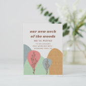 Carte Postale Faire-part Nouveau cou moderne du Boho Boho Boho Nouveau disc (Debout devant)