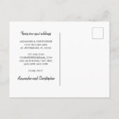 Carte Postale Faire-part Nouveau couple gay arc-en-ciel emménageant dans un (Dos)