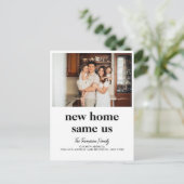 Carte Postale Faire-part Nouveau foyer moderne Nous mêmes Photo Moving (Debout devant)
