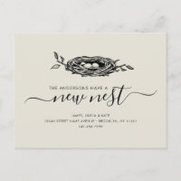 Nouveau nid moderne Accueil Changement d'adresse D