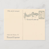 Carte Postale Faire-part Nouveaux poussins, Art chinois classique (Dos)