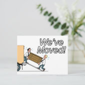 Carte Postale Faire-part Nouvelle adresse (Debout devant)