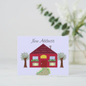 Carte Postale Faire-part Nouvelle Adresse (Debout devant)