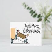 Carte Postale Faire-part Nouvelle adresse (Debout devant)