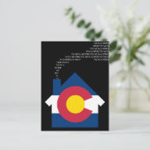 Carte Postale Faire-part nouvelle adresse colorado (Debout devant)