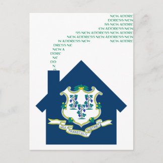 Carte Postale Faire-part nouvelle adresse de connexion