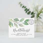 Carte Postale Faire-part Nouvelle adresse de logo d'entreprise Déménagement (Debout devant)