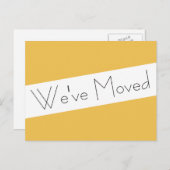 Carte Postale Faire-part Nouvelle adresse déplacée (Devant / Derrière)