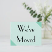 Carte Postale Faire-part Nouvelle adresse déplacée (Debout devant)