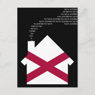 Carte Postale Faire-part nouvelle adresse en alabama