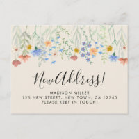 Nouvelle Adresse Fleurs Sauvages Déménagement