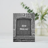 Carte Postale Faire-part Nouvelle adresse gothique (Debout devant)