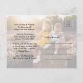 Carte Postale Faire-part Nouvelle adresse Joyeux Pâques 2 Accueil Photos Dé (Dos)