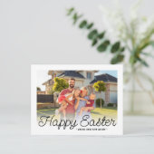 Carte Postale Faire-part Nouvelle adresse Joyeux Pâques 2 Accueil Photos Dé (Debout devant)