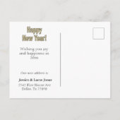 Carte Postale Faire-part Nouvelle année, nouvelle maison, annonce de déména (Dos)