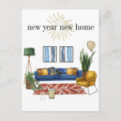 Carte Postale Faire-part Nouvelle année, nouvelle maison, annonce de déména (Devant)