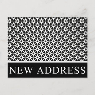 Carte Postale Faire-part nouvelle annonce d'adresse : entreprise élégante