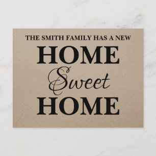 Carte Postale Faire-part Nouvelle annonce de déménagement pour la nouvelle 